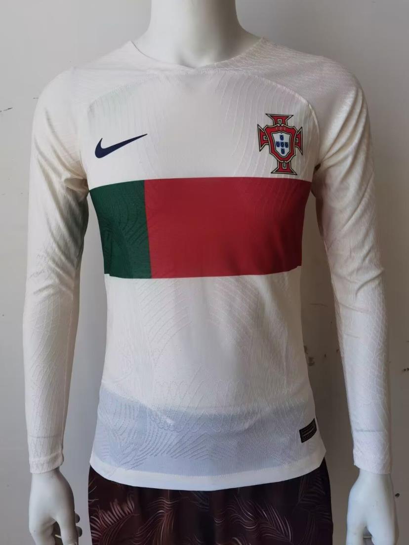 AAA Quality Portugal 2022 World Cup Away Long Jersey(Player)